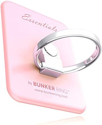 BUNKER RING Essentials バンカーリング iPhone/iPad/iPod/Galaxy/Xperia/スマートフォン・タブレットPCを指1本で保持・落下防止・スタンド機能(ピンク) BUESPK
