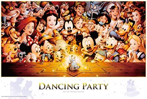 1000ピース ジグソーパズル ディズニー Dancing Party(51x73.5cm)