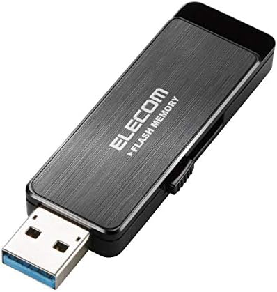 エレコム USBメモリ 8GB USB3.0 情報漏洩対策 パスワードロック ハードウェア暗号化機能搭載 ブラック MF-ENU3A08GBK