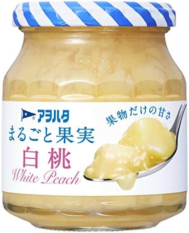 アヲハタ まるごと果実 白桃 250g×4個