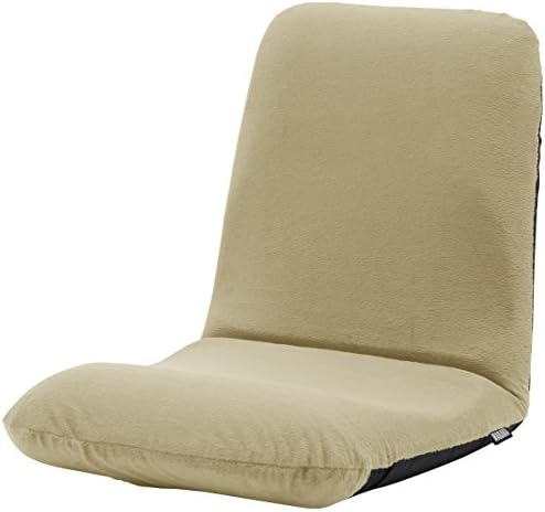 セルタン 座椅子 高反発 和楽チェア Mサイズ テクノベージュ 背筋ピン 背部リクライニング 日本製 A454a-522BE