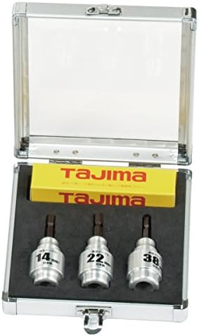 タジマ(Tajima) ビニール絶縁電線用皮剥き ソケット型CV線ストリッパー ムキソケ 固定式 14・22・38セット 600V CV線(CV単芯、CVT用) DK-MS3SSET