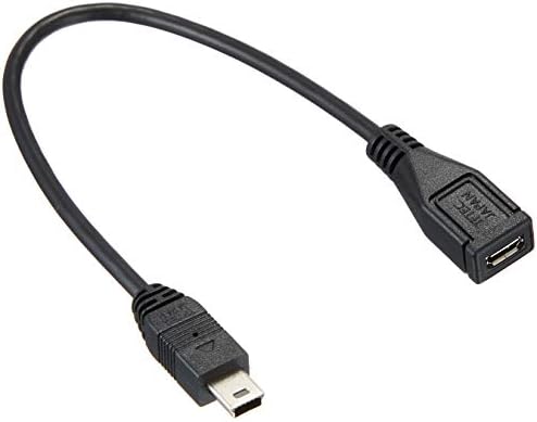 変換名人 デジタルカメラ PHS用 USBケーブル MiniB オス - microB メス USBM5A/MCB20F