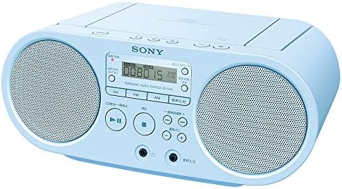 ソニー CDラジオ ZS-S40 : FM/AM/ワイドFM対応 ブルー ZS-S40 L