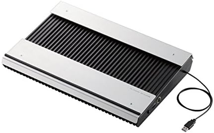 エレコム ノートパソコン冷却台 PS3 PS4 横置き アルミボディ 大型ファン×2 ブーストモード搭載 17インチまで対応 ブラック SX-CL23LBK