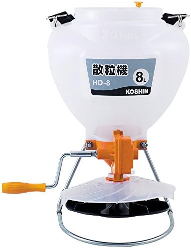 工進(KOSHIN) 手動式 散粒機 タンク 8L HD-8 農薬 種子 肥料 均一 散布