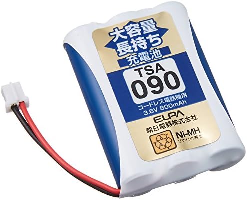 エルパ (ELPA) 大容量長持ち充電池 パイオニア他同等品 3.6V 800mAh ニッケル水素充電池 TSA-090