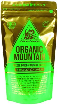 オーガニック　マウンテン オーガニックマウンテン有機インスタントコーヒー 詰替用 80g