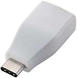 エレコム USBアダプタ 充電・データ転送用 Type-C&USB3.1 Standard-A USB3.1 iPhone15対応 最大15W(5V/3A)の充電 最大5Gbpsのデータ転送 ホワイト USB3-AFCMADWH