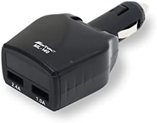 メルテック バッテリーチェッカー DC12V USB2口(2.4A&1A) Meltec ML-140 USBポート付