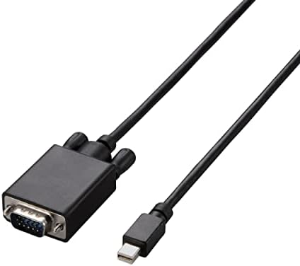 エレコム Mini DisplayPort-VGA変換ケーブル/1m/ブラック
