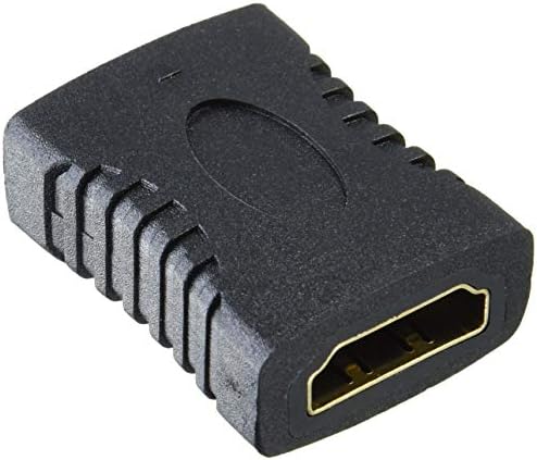 エレコム HDMI (メス) - HDMI (メス) 延長コネクタ 4K×2K対応 ブラック AD-HDAAS01BK