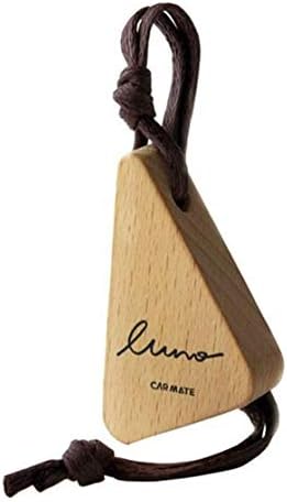 カーメイト LUNO ルーノ 天然ウッド使用 車用 消臭芳香剤 吊り下げ型 ハンギングウッド (ジャスミン&ペア―の香り) H612