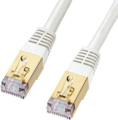 サンワサプライ CAT7LANケーブル (15m) 10Gbps/600MHz RJ45 ホワイト KB-T7-15WN