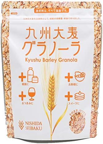 西田精麦 国産大麦グラノーラ 200g×6袋