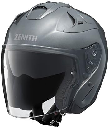 ヤマハ(Yamaha)バイクヘルメット ジェット YJ-17 ZENITH-P ダークメタリックシルバー L (頭囲 58cm~59cm未満) 90791-2323L