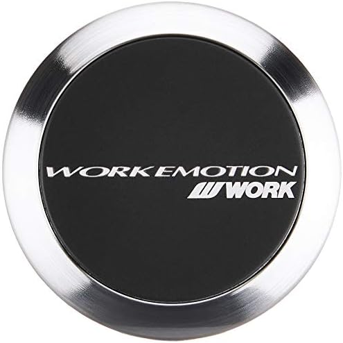 ワーク (WORK) EMOTION(エモーション) センターキャップ FLAT TYPE ブラック 4個入り KWM-FMBX4