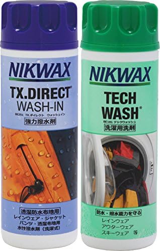 ニクワックス(NIKWAX) ツインパック (洗剤) (撥水剤) EBEP01