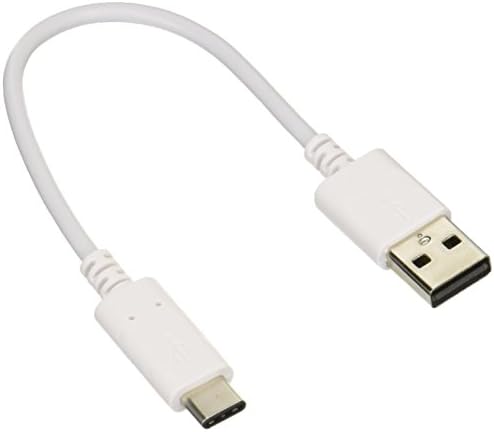 エレコム USB TYPE C ケーブル タイプC (USB A to USB C ) 3A出力で超急速充電 USB2.0認証品 0.15m (iPhone15 対応検証済) ホワイト MPAーAC01NWH