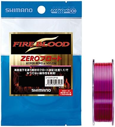 シマノ(SHIMANO) ナイロンライン ファイアブラッド ハイパーリペルα ZEROフロート 150m 1.5号~4.0号 ピンク NL-I51P 釣り糸