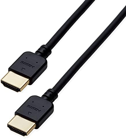 エレコム HDMI ケーブル 2m 4K×2K対応 やわらか ブラック CAC-HD14EY20BK