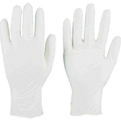 TRUSCO(トラスコ) ニトリル 使い捨て 極薄 手袋 M ホワイト 白 粉なし 0.06 200枚 TGL-440-M M