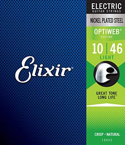 ELIXIR(エリクサー) Elixirエレキギター弦 OPTIWEB Light .010-.046 #19052