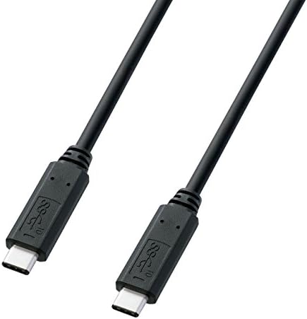 サンワサプライ USB3.1 Gen2 TypeC ケーブル 1m KU31-CCP510