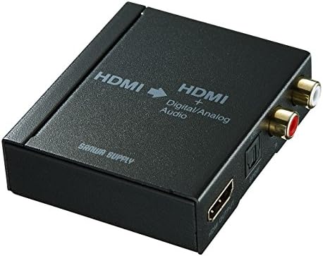 サンワサプライ HDMI信号オーディオ分離器(光デジタル/アナログ対応) VGA-CVHD5