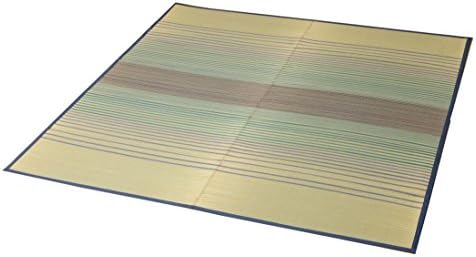 イケヒコ い草ラグ ラグ カーペット 3畳 長方形 DXノース ブルー 約176×230cm 裏付き #8170160