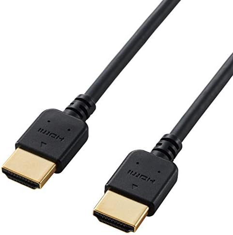 エレコム HDMI ケーブル 1.5m 4K × 2K対応 やわらか ブラック DH-HD14EY15BK