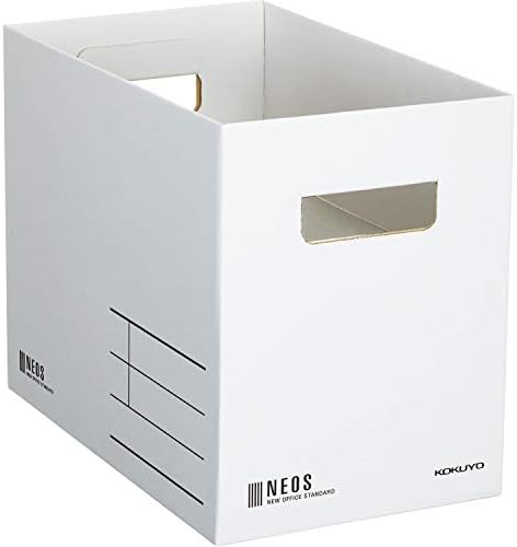 コクヨ 収納ボックス NEOS Mサイズ ホワイト A4-NEMB-W