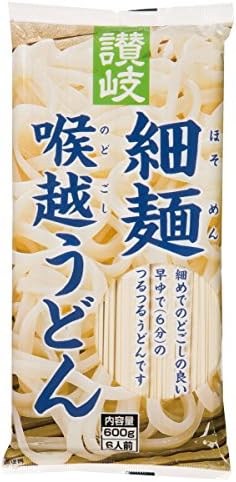 さぬきシセイ 讃岐細麺喉越うどん 600g×5袋