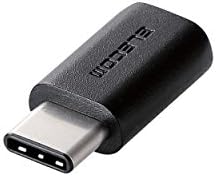 エレコム USB2.0 TypeーC 変換アダプタ typeCーmicroB メス (iPhone15 対応検証済) ブラック TBーMBFCMADBK