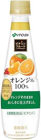 伊藤園 ビタミンフルーツ オレンジmix 100% 340g×24本