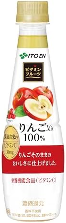 伊藤園 ビタミンフルーツ りんごmix 100% 340g×24本