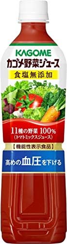カゴメ 野菜ジュース 食塩無添加 スマートPET 720ml×15本 (機能性表示食品) 無塩