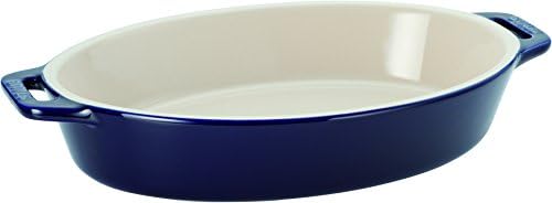 staub ストウブ 「 オーバル ディッシュ グランブルー 23cm 」 セラミック グラタン皿 オーブン 電子レンジ対応 Dish 40508-604