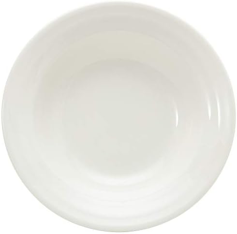 NARUMI(ナルミ) ボウル 皿 パティア(PATIA) 19cm ホワイト シンプル リム シリアル 電子レンジ 食洗機対応 40610-5343