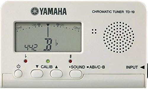 ヤマハ YAMAHA クロマチックチューナー ホワイト TD-19WH