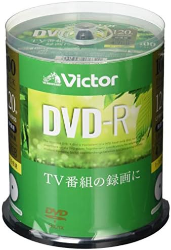 ビクター Victor 1回録画用 DVD-R VHR12JP100SJ1 (片面1層/1-16倍速/100枚)