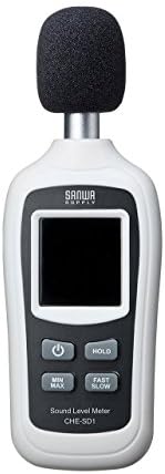 サンワサプライ(Sanwa Supply) デジタル騒音計(騒音・温度 計測可能) 小型 CHE-SD1