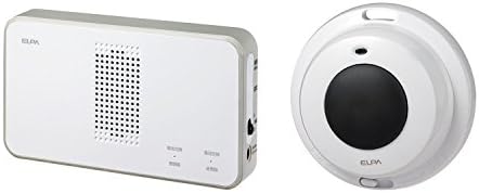 エルパ (ELPA) ワイヤレスチャイム防水押しボタンセット 介護 オフィス 店舗 無線 配線不要 EWS-S5032