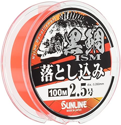 サンライン(SUNLINE) ナイロンライン 黒鯛イズム 落とし込み 100m