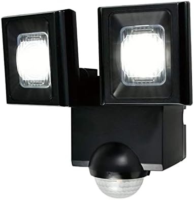 エルパ (ELPA) 乾電池式 センサーライト 2灯 (白色LED/防水仕様) お手軽サイズ/屋外 (ESL-N112DC)