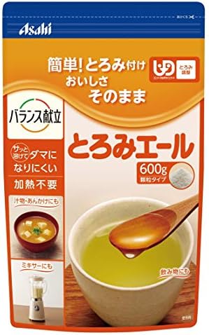 アサヒグループ食品 介護用食品 とろみ調整 バランス献立 とろみエール 顆粒タイプ 600g