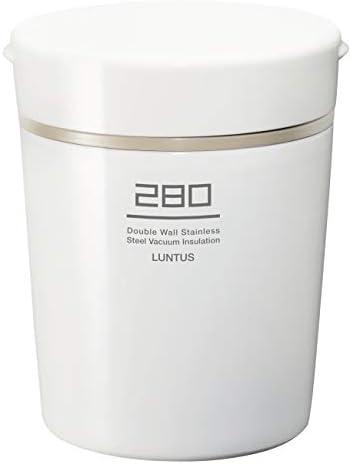 アスベル 保温ランチジャー ホワイト 280ml ランタス ステンレス保温・保冷スープボトル HLB-S280