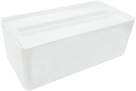 オーエ ペーパータオルケース ホワイト 縦26.5×横12.5×高さ9.5cm ティッシュケース 取り出しやすい スッキリおさまる 日本製