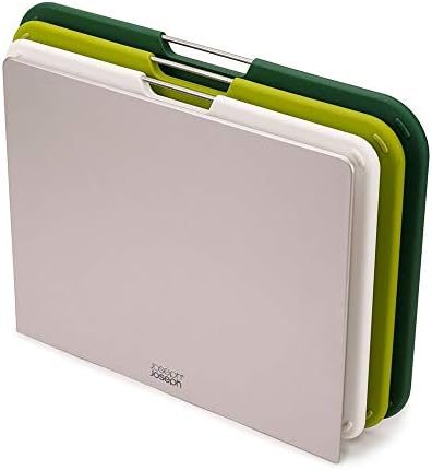 Joseph Joseph (ジョセフジョセフ) まな板 カッティングボード ネストボード セット 食洗器対応 色分けで簡単使い分け ラージ (35.5 x 6.5 x 26 cm) グリーン 60164