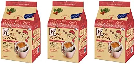 片岡物産 匠のドリップコーヒー モカブレンド 10袋 ×3袋 レギュラー(ドリップ)